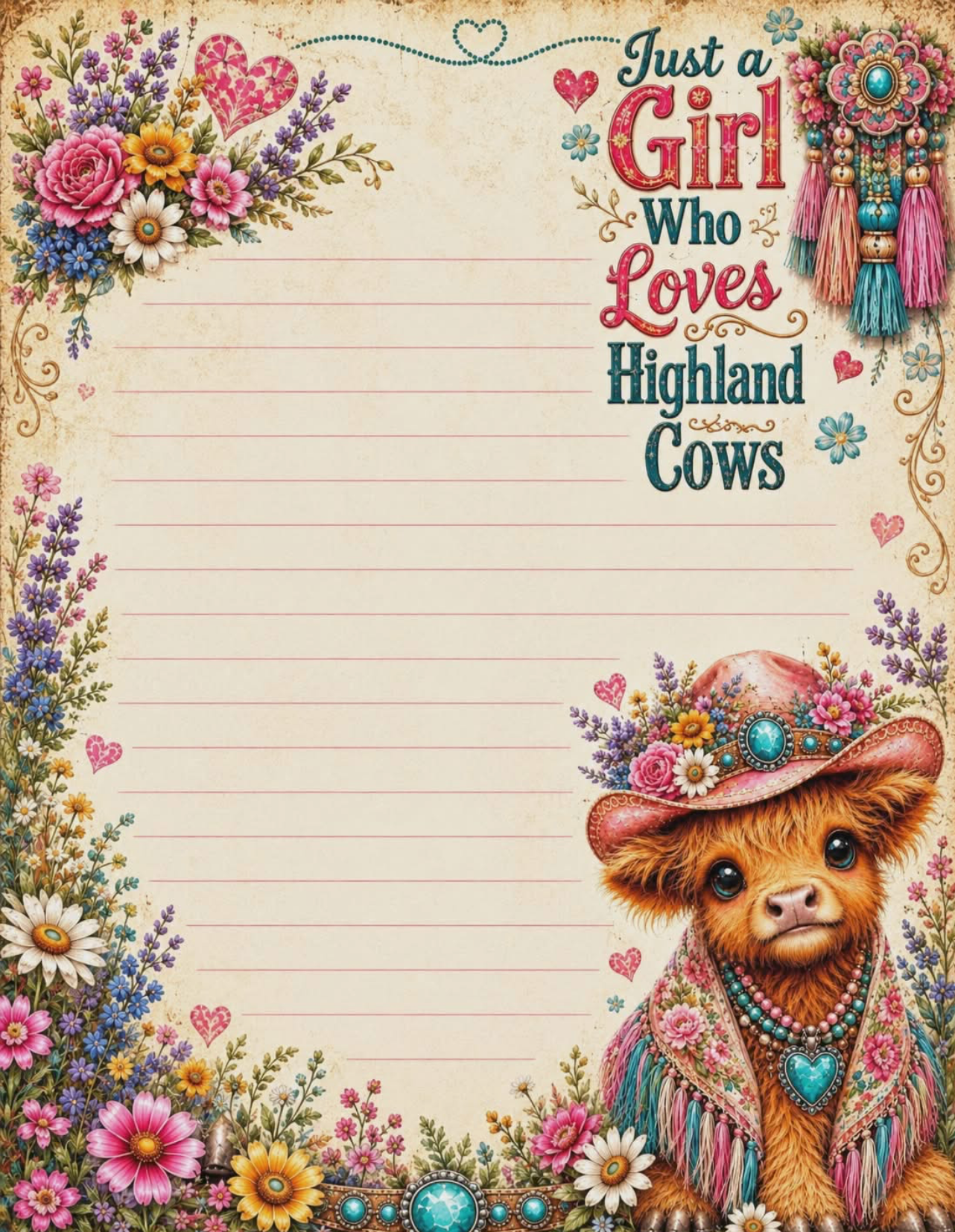GIRL WHO LOVE HIGHLAND COWS