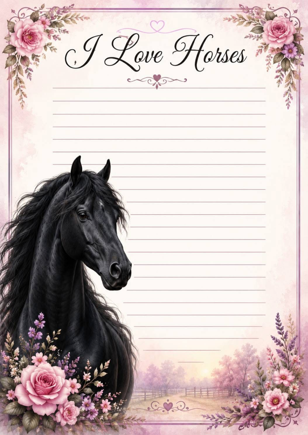 I LOVE HORSES