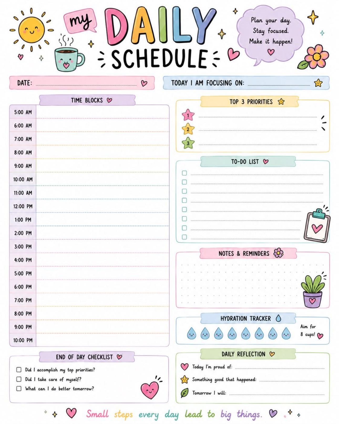 Daily Schedule