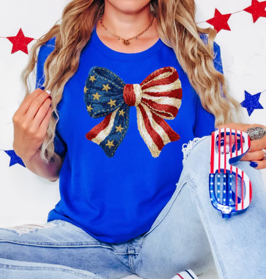 American Flag Bow