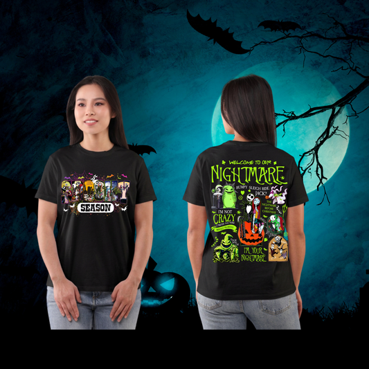 Spooky season nitemare before Christmas (green)